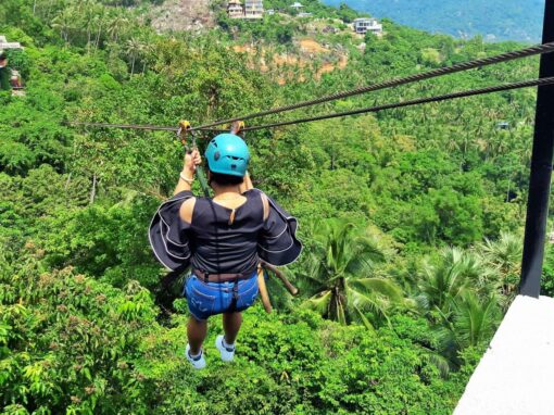 Lamai view point zipline